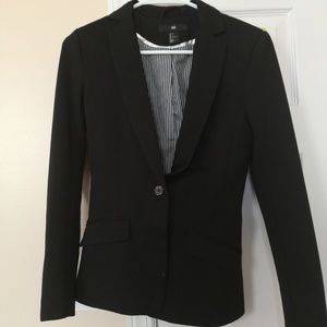 H&M Women Black Blazer